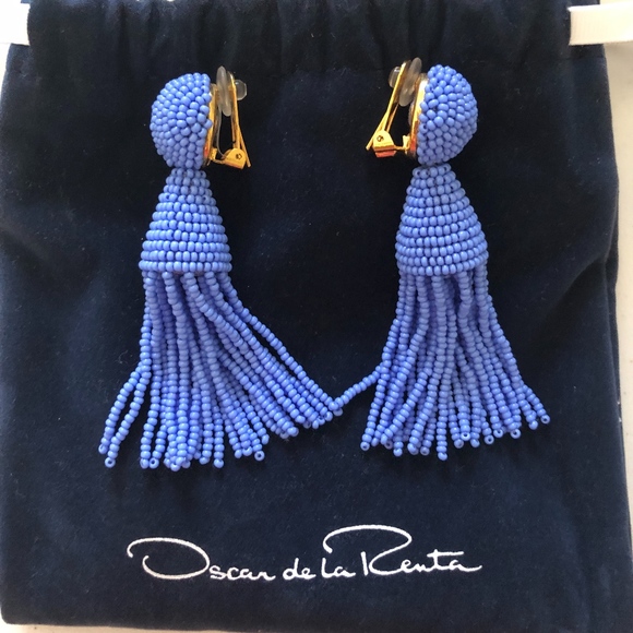 Oscar de la Renta Jewelry - Oscar de la Renta Short Tassle Earrings